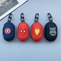 [ในสต็อก] Samsungss Galaxy Buds 2019ซิลิโคนหูฟังปกกัปตันอเมริกา SpiderMans เหล็กม็องค้างคาวม็องไร้สายบลูทูธหูฟังแขนป้องกันการ์ตูนซิลิโคนนิ่ม