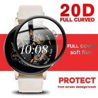 20D Protective Film For Huawei Watch GT 3 GT3 2 42mm 46mm 3 Pro Smart Watch Soft Screen Protecto Cover Accessories (Not Glass) Cables Converters