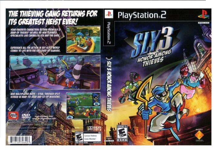 SLY RACCOON 3 - HONOR AMONG THIEVES - (NTSC-U)