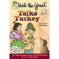 English original childrens book Detective Nate: talk about Turkey Nate the Great Talks Turkey chapter book Bridge Book 7~12 years old with illustrations