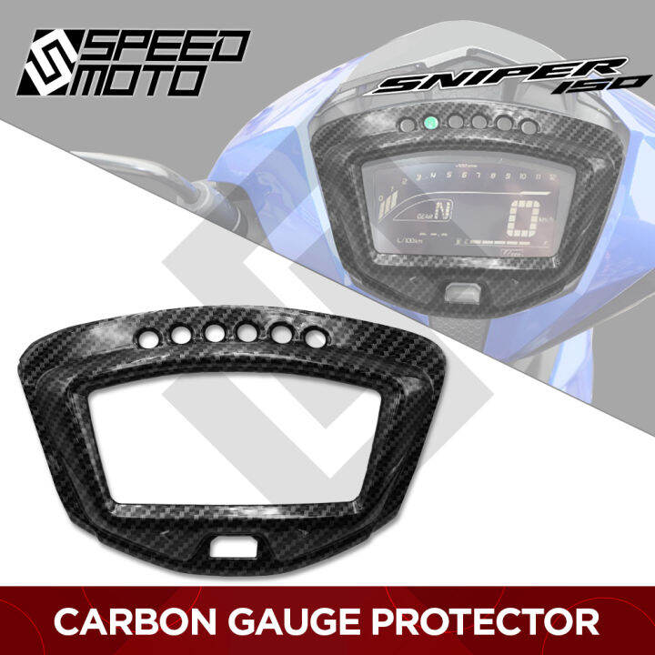 YAMAHA SNIPER 150 SPEEDOMETER GAUGE COVER CARBON T5448 MADE IN