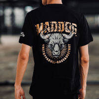 Maddogstreet ® เสี้อยืด ลาย รุ่น กระทิงทอง แขนสั้น เสื้อยืดผู้ชายS-5XL