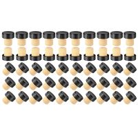 Cork Plugs Cork Stoppers Tasting Corks T-Shape Wine Corks With Plastic Top Wooden Wine Bottle Stopper Bottle Plugs Corks