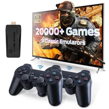 Video Game Console 10000 Games 128GB 4K HDMI 3D Game Stick 2.4G Dual  Controller