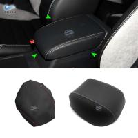 สำหรับ VW Golf 7 MK7 2014 2015 2016หนังไมโครไฟเบอร์1สีแดงสีขาวภายในรถ Center Armrest กล่องฝาครอบ Trim