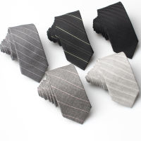 TOP☆Mens Business Formal Striped Wool Jacquard 5.5cm Mens Tie