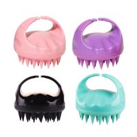 Massage Comb Silicone Head Body Scalp Brush Shampoo Magic Demelant Brush Wet Dry Hair Comb Hair Tools