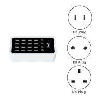 ? SOLUTION 120W TYPE-C USB Charging Station 20 Port Universal Model Desktop USB Charger for Smart Phone