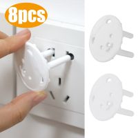 ✥㍿ 8pcs Socket Protection for Baby Care Safety Electric Socket Outlet Plug Kids Socket Plastic Security Locks Against Electric