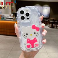 สำหรับ Iphone 6 Plus 6S Plus 7 Plus 8 Plus Iphone X XS Max XR SE Iphone 11 Pro Max 12 Pro Max 13 Pro Max 14 Pro Max 14 Plus เคสโทรศัพท์สบู่ Hello Kitty การ์ตูนน่ารักนิ่ม DIY ซิลิโคนป้องกันการตกฝาครอบด้านหลังเพื่อการป้องกัน