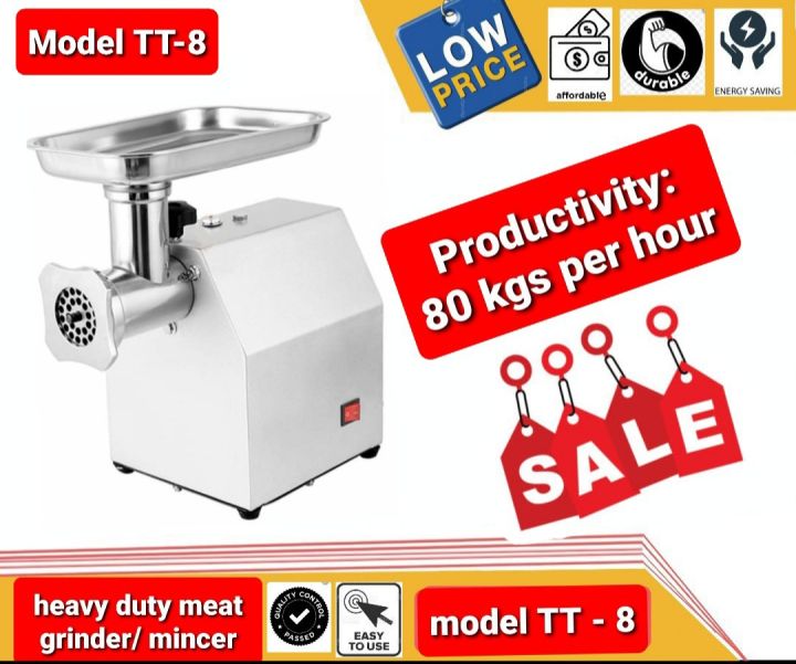 Heavy duty electric meat mincer, commercial meat grinder, heavy duty ...