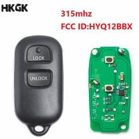 【♀】 Auto City (JAS) กุญแจรีโมท314Mhz สำหรับ Toyota Celica Echo FJ Cruiser Prius RAV-4 Tundra รีโมทคอนโทรลกุญแจรถ Fob HYQ12BBX 3ปุ่ม