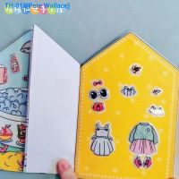 ✈❃☸ Cats cabin paper doll outfit crafted DIY funny games quiet book/not finished product family