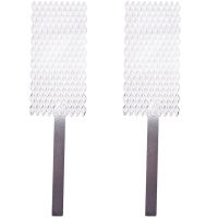 2Pcs 20 x 5cm Mesh Platinized Titanium Anode Rhodium Jewelry Plating Plater Tool Mesh with Handle Jewellery Tool