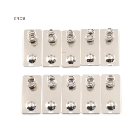 ERDU 10pcs แบตเตอรี่ AA แปลงบวกลบสปริง Contact PLATE