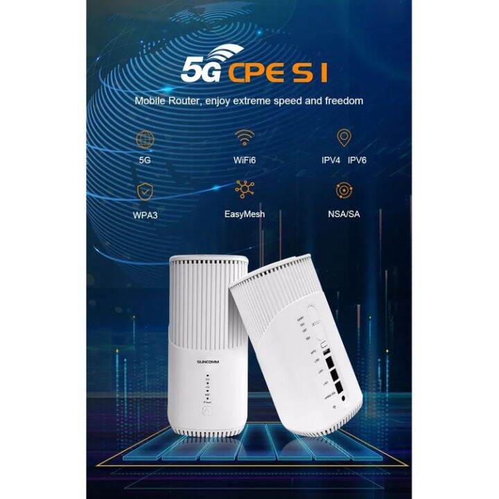 5g-cpe-wifi-router-pro-s1-รองรับ-5g-4g-3g-ais-dtac-true-nt-wifi-6-intelligent-wireless-access-peak-connections-gt-100-cl