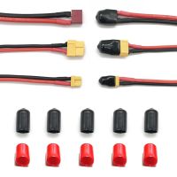 10PCS XT60 XT30 T-Plug Connector Rubber Terminal Insulated Protective Cover Caps Sparkproof Charged/Discharged for Lipo Battery