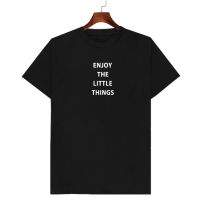 เสื้อยืด ENJOY THE LITTLE THINGS เก็บเงินปลายทาง ตรงปก 100%