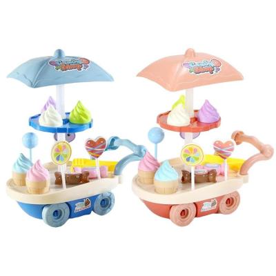 Ice Cream Playset For Kids Creative Cart Pretend Kitchen Toy With Lollipop Mini Toddler Play Toys For Child Birthday Gifts Fun And Educational Toys For Little Girls Kids And Toddler delightful
