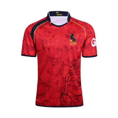 Jersey [hot]2017 Spanish Home/Away ESPANA size Shirt Rugby S-M-L-XL-XXL-3XL-4XL-5XL