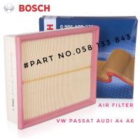 กรองอากาศ Bosch สำหรับ Audi A4B5 A6C5 VW Passat B5,B5.5 (ปี94-04) Part no.058133843