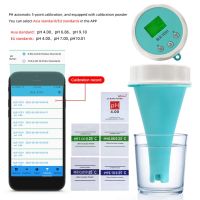 6-In-1 Bluetooth-Compatible PH Meter LCD Digital Smart PH Tester PH/TDS/EC/CL/ORP/Temp Meter High Accuracy Water Quality Tester