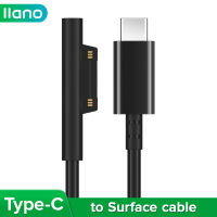 LLANO 1.8m สายเคเบิล Type-C TO Surface ADAPTER สีดำพร้อมหัวชาร์จ PD