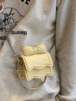 This years popular bag womens new 2023 mini hand bag summer super hot cute chain Messenger bag small square bag 【QYUE】