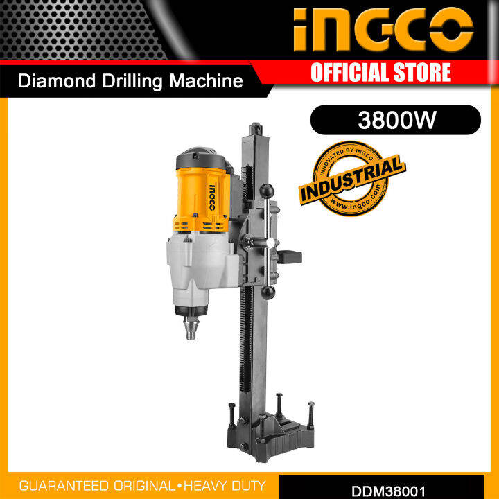 INGCO DDM38001 Vertical Diamond Drill Coring Machine with Stand 3800W ...