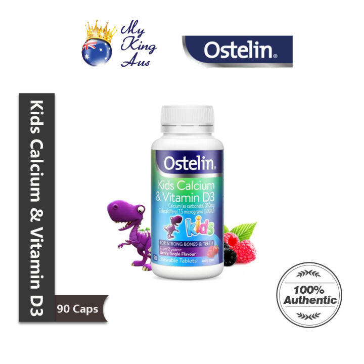 Ostelin Kids Calcium & Vitamin D3 90 Chewables Tablets For Strong Bone