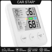 [COD Available] Digital Thermometer Hygrometer HD LCD Display Convenient for Home (White)