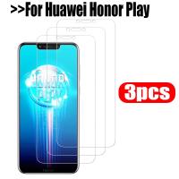 ๑✹♞ 3pcs Honor Play Tempered Glass For Huawei Honor Play 6.3 COR-L29 screen protector Glas Hauwey Honor Play Protective satfy film