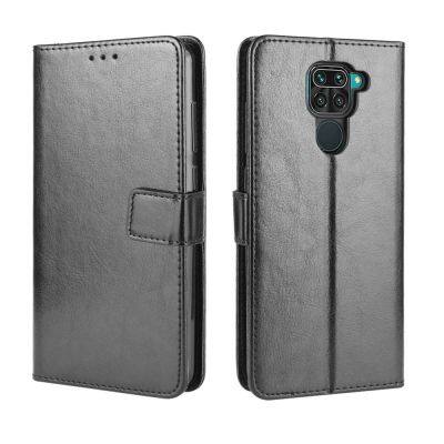 Xiaomi Redmi Note 9เคสหนัง PU ทรงกระเป๋าสตางค์เคสโทรศัพท์แบบพับได้ Redmi Note 9 Note9ฝาหลัง