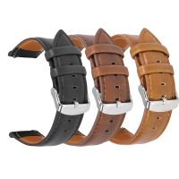 ✒☃ Leather Band For TicWatch Pro 3 Ultra GPS Smartwatch Strap For TicWatch Pro 3 LTE 2021 GTX E2 S2 E3 E 2 GTH Watchband Bracelet