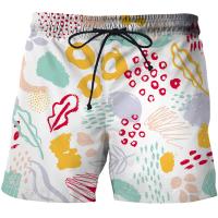 New Abstract graffiti art 3D Print Mens Beach Shorts Summer Swim Shorts Fashion Personality Men Swimming Trunks Boy Short 2023