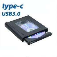 USB 3.0 Type-C DVD CD ไดรฟ์แบบเขียนข้อมูล,เครื่องบันทึกการอ่าน-เขียนข้อมูลความเร็วสูงโดยไม่ต้องใช้ไดรฟ์ภายนอกเครื่องอ่านนักเขียนโปรแกรมเขียน DVD-RW สำหรับพีซีแล็ปท็อป