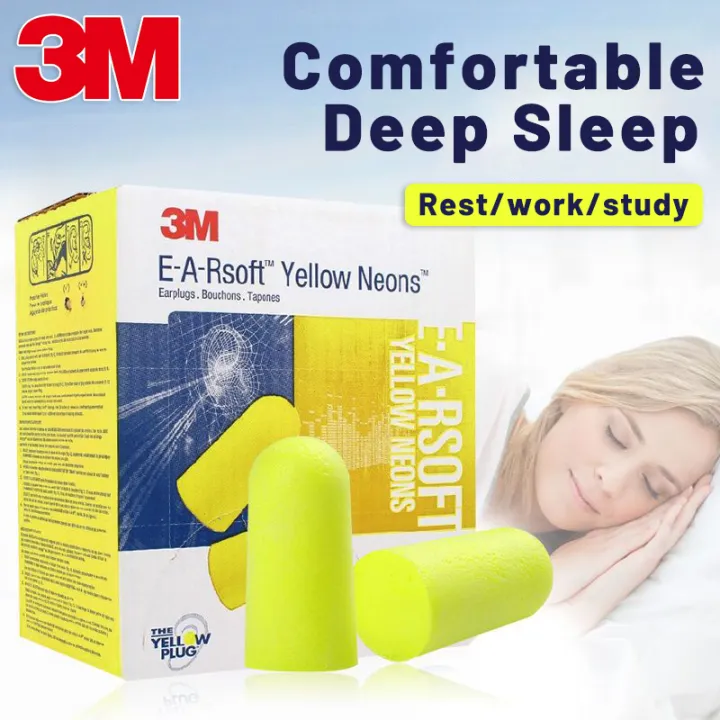 3M Original Noise Reduction Foam Ear Plug Noise Filter Super Soundproof