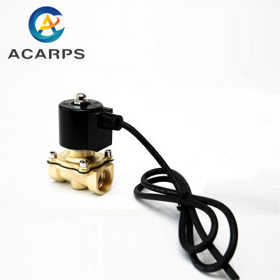 34" Normally Closed Brass Fountain Solenoid Valve Waterproof 110V 24V 12V 24v Solenoid Valve For Underwater