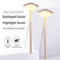 dongchigai 3pcs Fan Brush แปรงแต่งหน้าหน้านุ่มแปรงแต่งหน้าเครื่องสำอาง applicator