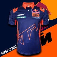 เสื้อโปโล Polo Shirt MotoGP KTM Factory Racing เสื้อโปโลโมโตจีพี ทีม เคทีเอ็ม แฟคทอรี่ เรสซิ่ง #MG0081 พิมพ์ทั้งตัว ไซส์ S-5XL