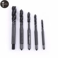 5PCS Nitriding HSS Machine Hand Tap Screw Right Thread Tap 3mm4mm5mm6mm8mm 35 HRC Nitride Black Metric Plug Tool