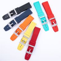 Suitable For 22mm High Quality Fluororubber FKM Rubber Watch Band Bracelet Fit Breitling Strap Navitimer Avenger Buckle With Tools