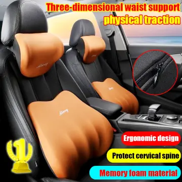 Car Headrest Lumbar Pillow 100% High Rebound Imported Memory Foam