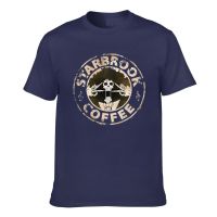 เสื้อยืดลําลอง พิมพ์ลาย One Piece Pirate King Starbrook Coffee Grunge แฟชั่นสําหรับผู้ชาย