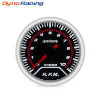 Dynoracing Tachometer 2 52Mmเลนส์ควัน0-10000เครื่องวัดรอบต่อนาทีแอลอีดีซุปเปอร์สว่างแสงมิเตอร์รถยนต์