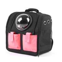 Protable Pet Carrier Backpack for Small Cats Dogs Breathable with Space Capsule