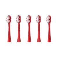 DDFHLPJ-Replacement Toothbrush Head One Set/5 Pcs Red Black Color Model For Xfu 2007