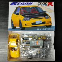 FUJIMI 1/24  Spoon Civic Type R EK9 (โมเดลรถยนต์ Model DreamCraft)