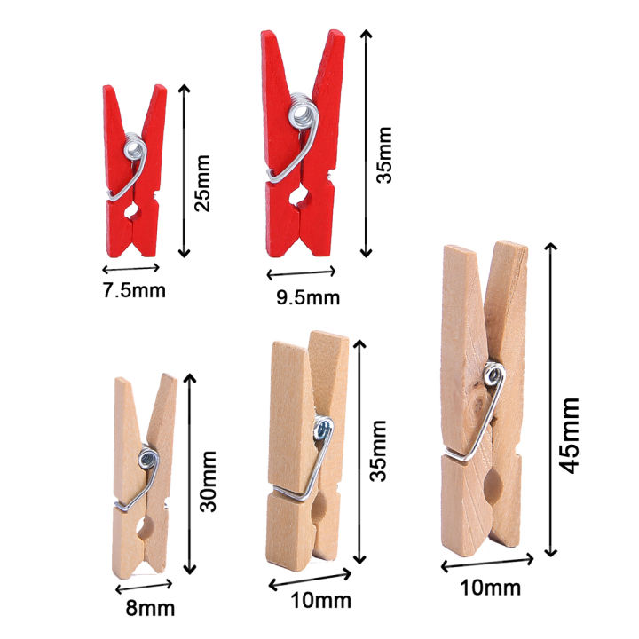 20-50ชิ้น-s-malll-ขนาดมินิคลิปไม้25-35-45มิลลิเมตรงานแต่งงานไม้คลิปที่มีสีสันคลิปคลิปภาพสำหรับแผ่น-dty-c-lothespin-หัตถกรรมตกแต่งคลิปตอก