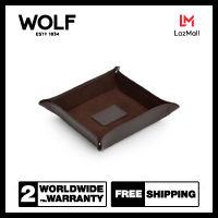 กล่องหมุน กล่องนาฬิกา WOLF1834 รุ่น BLAKE COIN TRAY (BROWN)